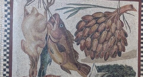 Mosaic with still life