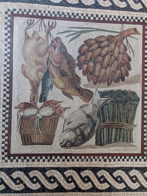Mosaic with still life