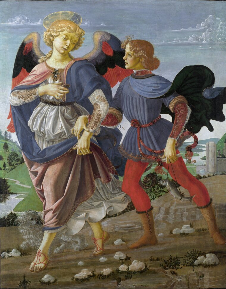 Verrocchio workshop Tobias and the Angel NG